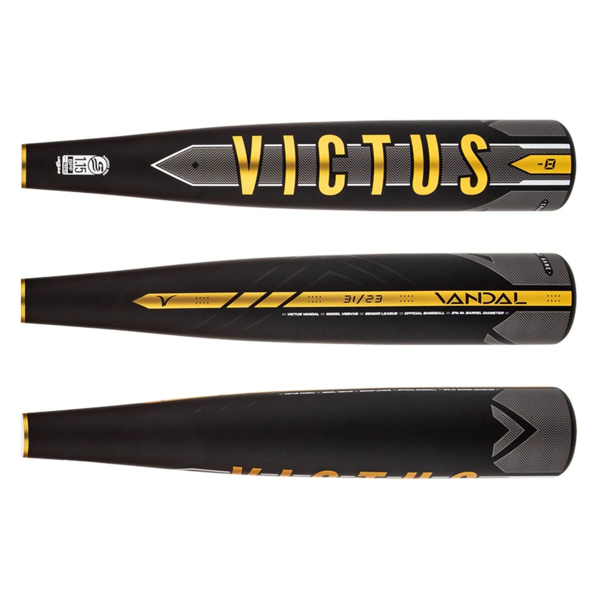 Best deal π Victus Vandal -8 USSSA Baseball Bat: VSBVX8 Black, Gold, White β 4 Best deal π Victus Vandal -8 USSSA Baseball Bat: VSBVX8 Black, Gold, White β - Image 2
