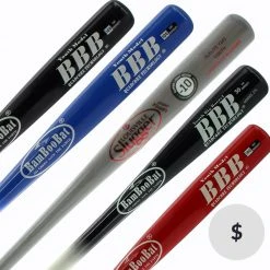 Hot Sale 👏 JustBats Pick Your Pack - Youth Wood 2-Pack - Silver Grey, Black, White, Brown, Red, Blue, Natural ⌛