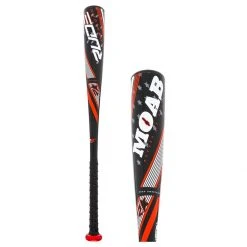Hot Sale 💯 Rude American USA Rude American MOAB Power -10 USSSA Baseball Bat: SLMOAB10P19 Black, Red, White ✨